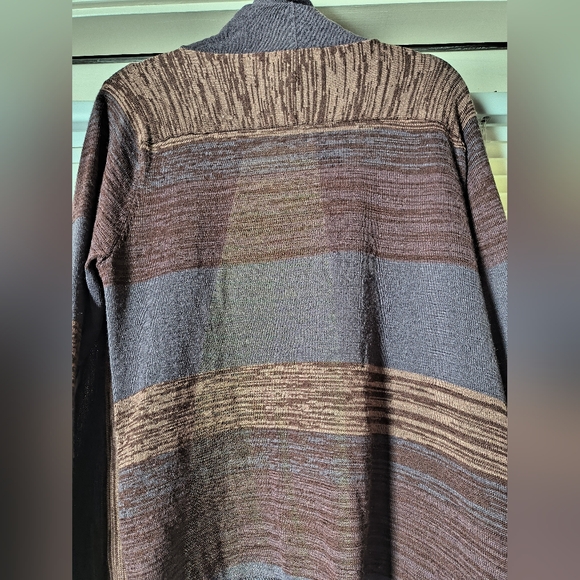 Investments Cardigan Women's Size Large Wool Blend Open Front Knit Sweater - Picture 8 of 11